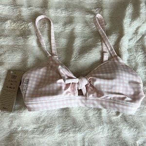 Pink Check Off The Hook top